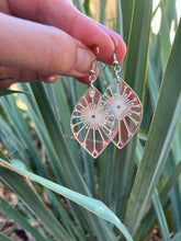 Load image into Gallery viewer, Mirrored Sunburst acrylic earrings, small
