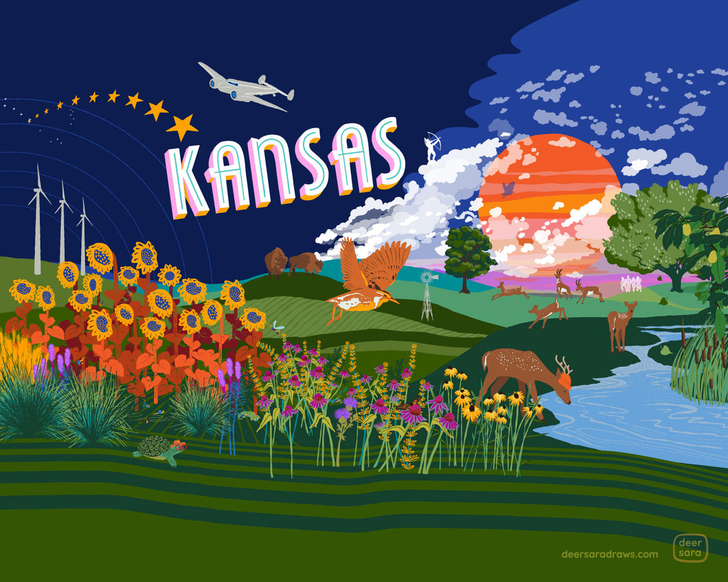 Love Letter to Kansas Mural Print 8