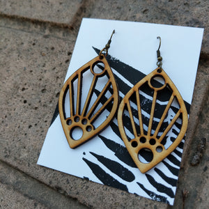 Art Deco Sunrise earrings