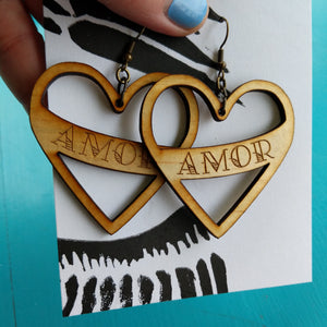 Corazon de Amor, medium earrings