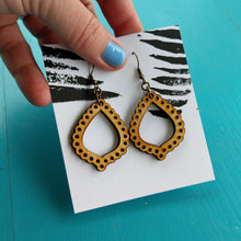 Load image into Gallery viewer, Golden Mirror earrings, small
