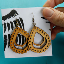 Load image into Gallery viewer, Golden Minaret earrings, medium
