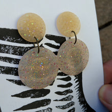 Load image into Gallery viewer, The Witches Mirror resin earrings
