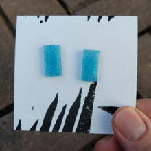 Load image into Gallery viewer, Jellyfish Bricks resin earrings
