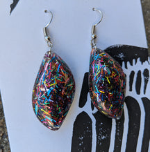 Load image into Gallery viewer, New Year&#39;s Party glitter resin earrings
