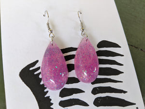 Pink Bubblegum Drop earrings