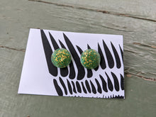 Load image into Gallery viewer, Patch of Clover resin earrings
