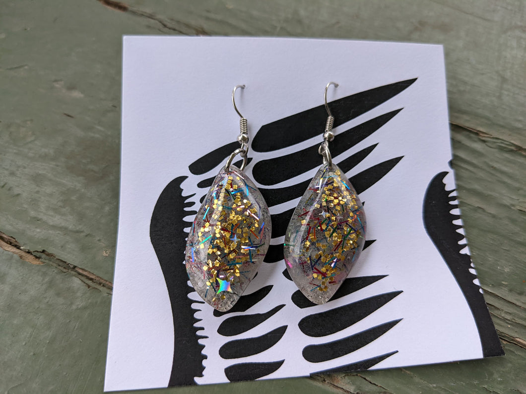 Birthday Party resin earrings